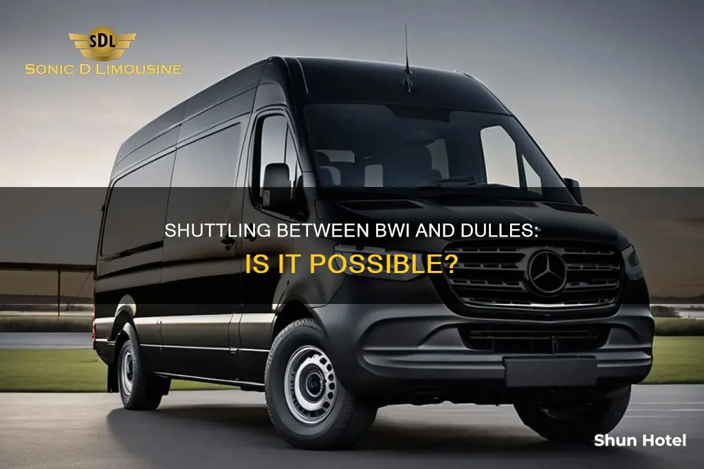 can you shuttle from bwi to dulles airport