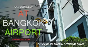 Bangkok Airport: Sleep or No Sleep?