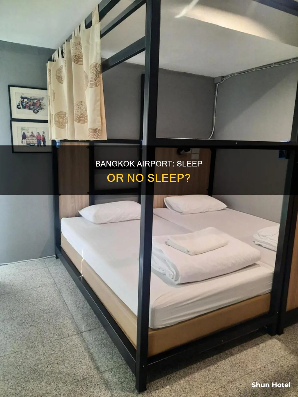 can you sleep at bangkok airport