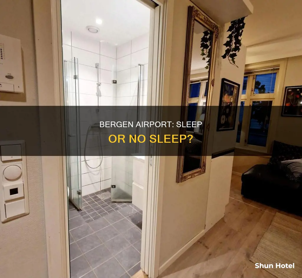 can you sleep at bergen airport