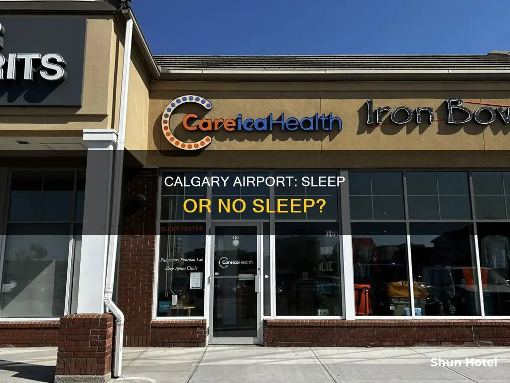 can you sleep at calgary airport