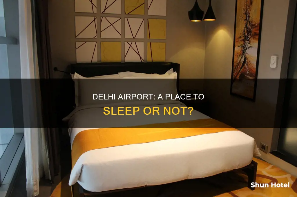 can you sleep at delhi airport