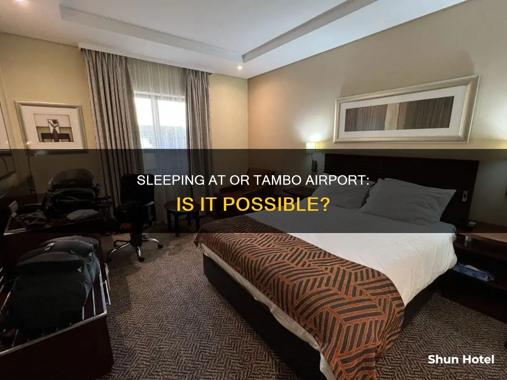 can you sleep at or tambo airport