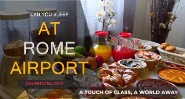 Rome Airport: Sleep or No Sleep?