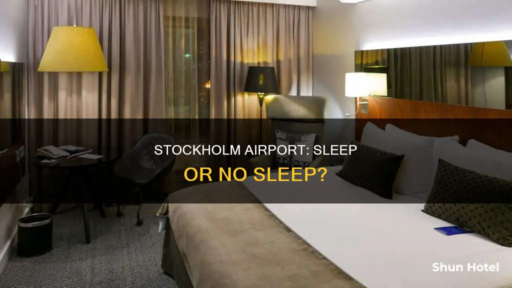 can you sleep at stockholm airport