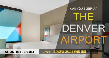 Denver Airport: A Place for Sleep?