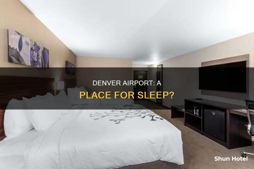 can you sleep at the denver airport
