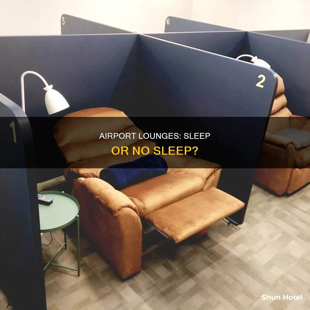 can you sleep in an airport lounge