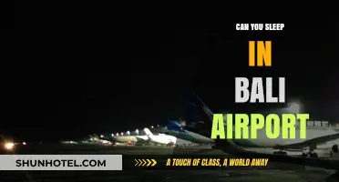 Sleeping in Bali Airport: A Comfortable Option?