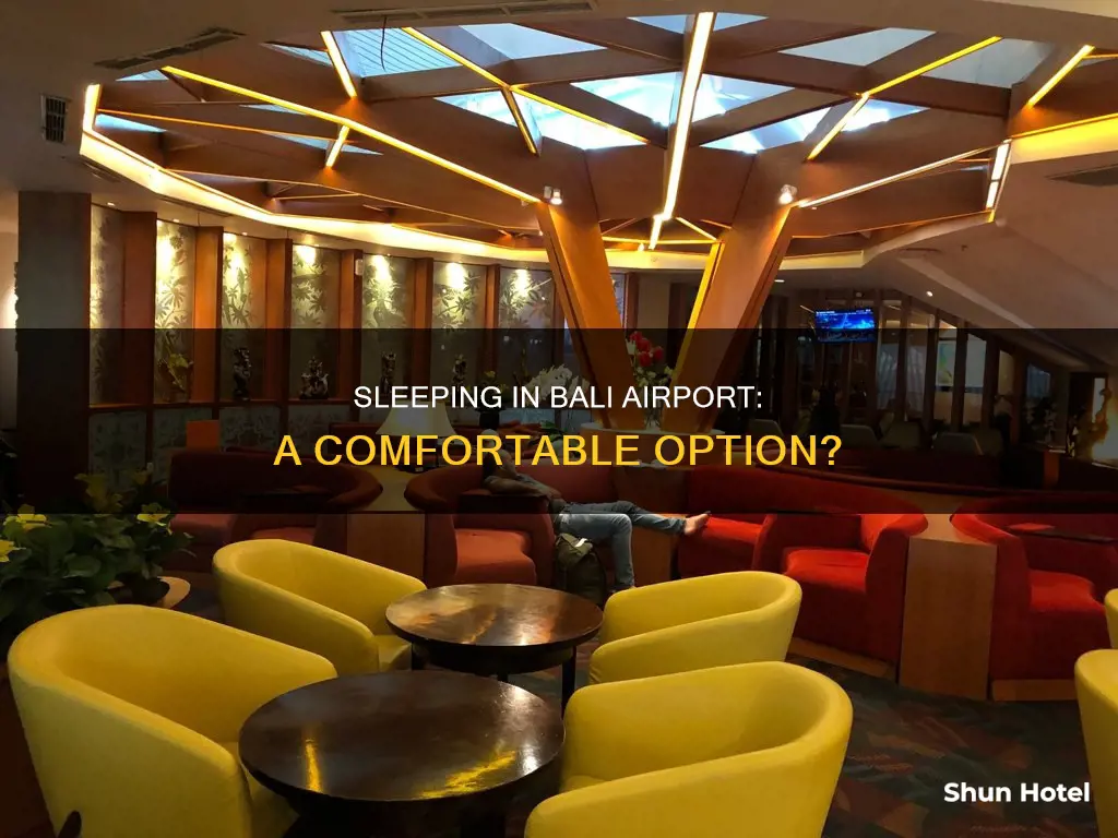 can you sleep in bali airport