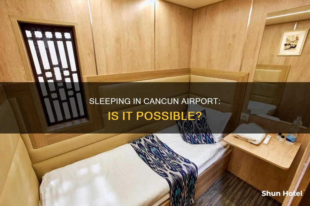 can you sleep in cancun airport