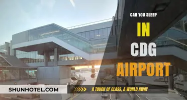 CDG Airport: A Place to Sleep or Not?
