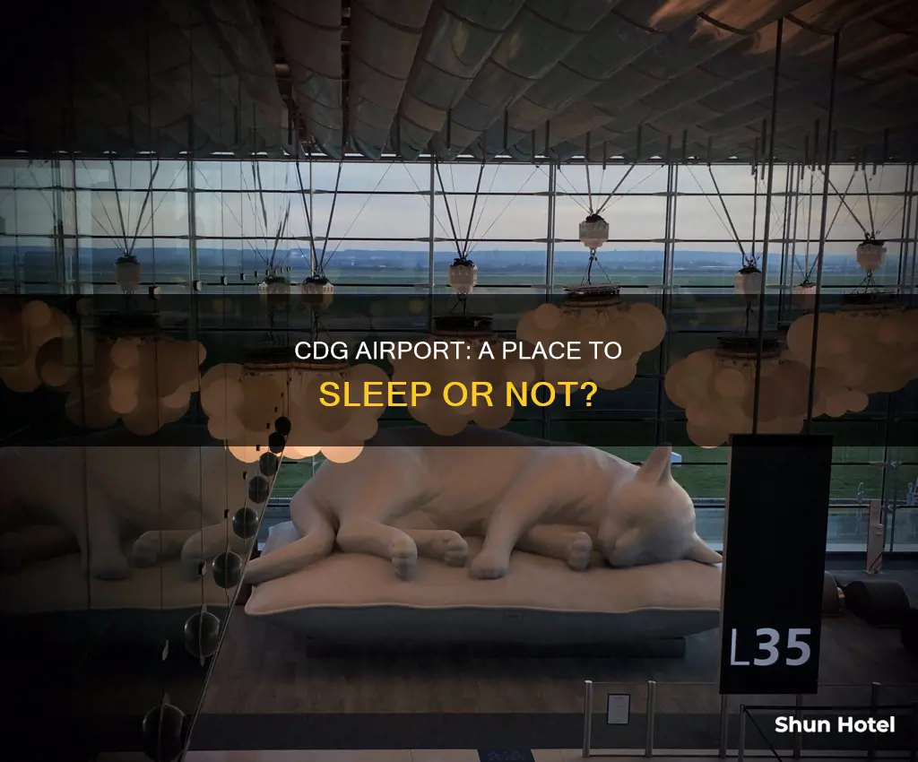 can you sleep in cdg airport