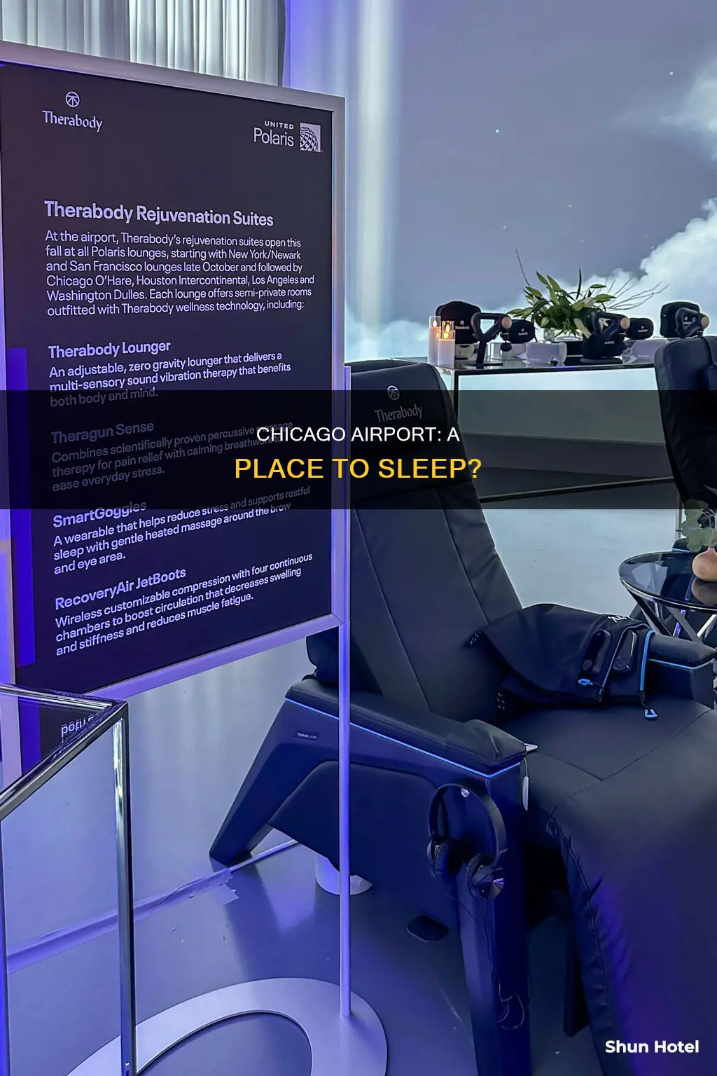 can you sleep in chicago airport