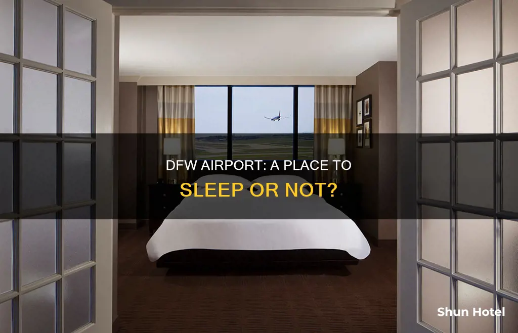 can you sleep in dfw airport