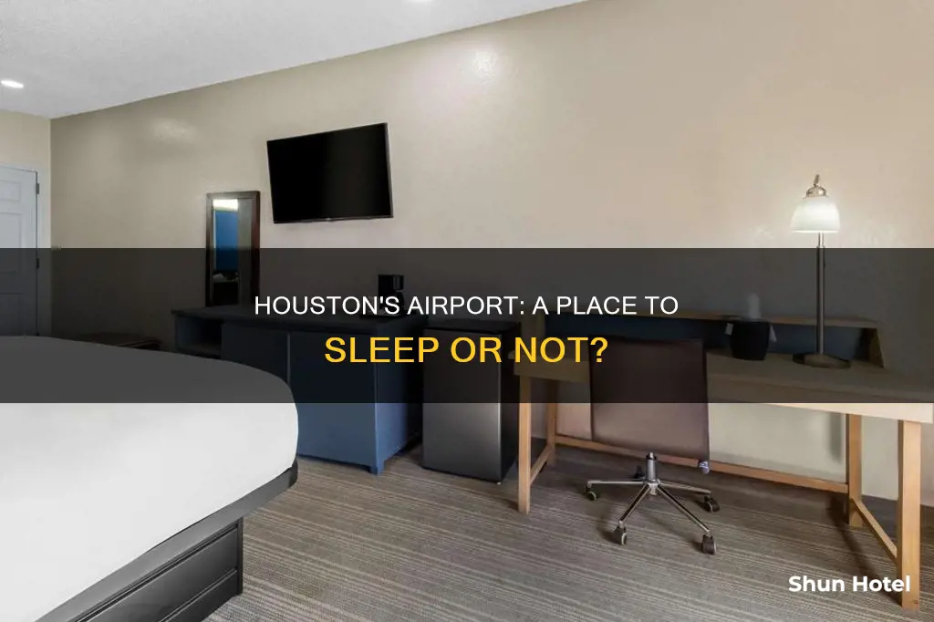 can you sleep in iah airport