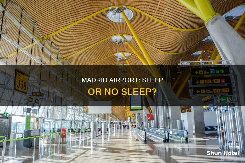 can you sleep in madrid airport