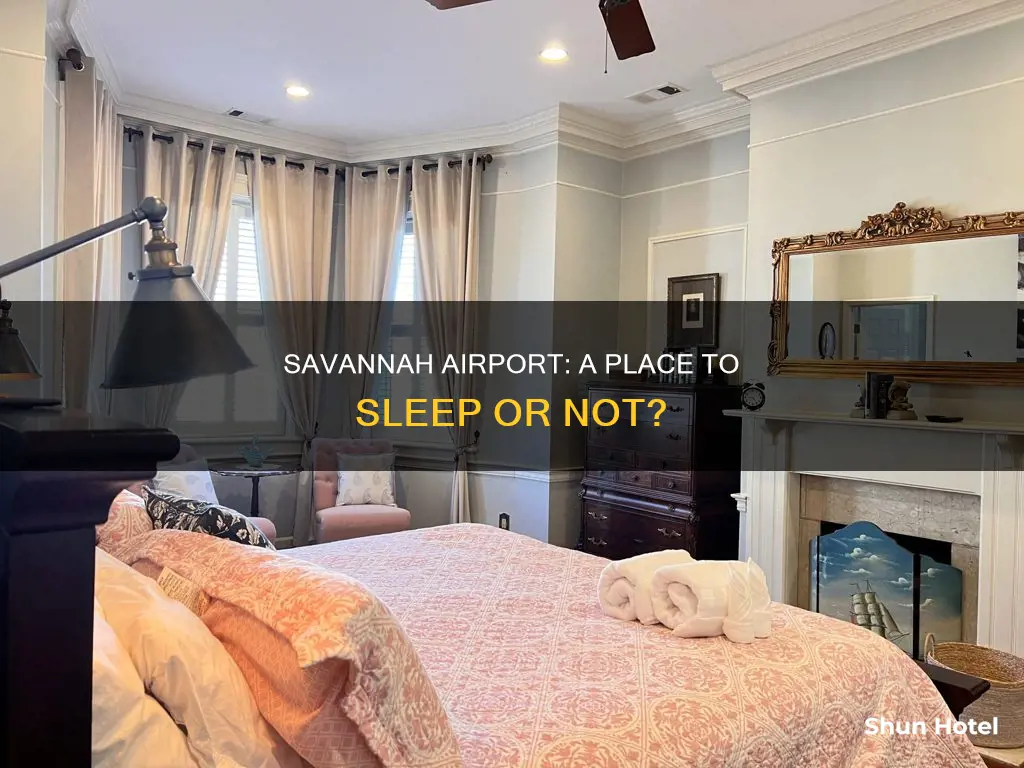 can you sleep in savannah airport
