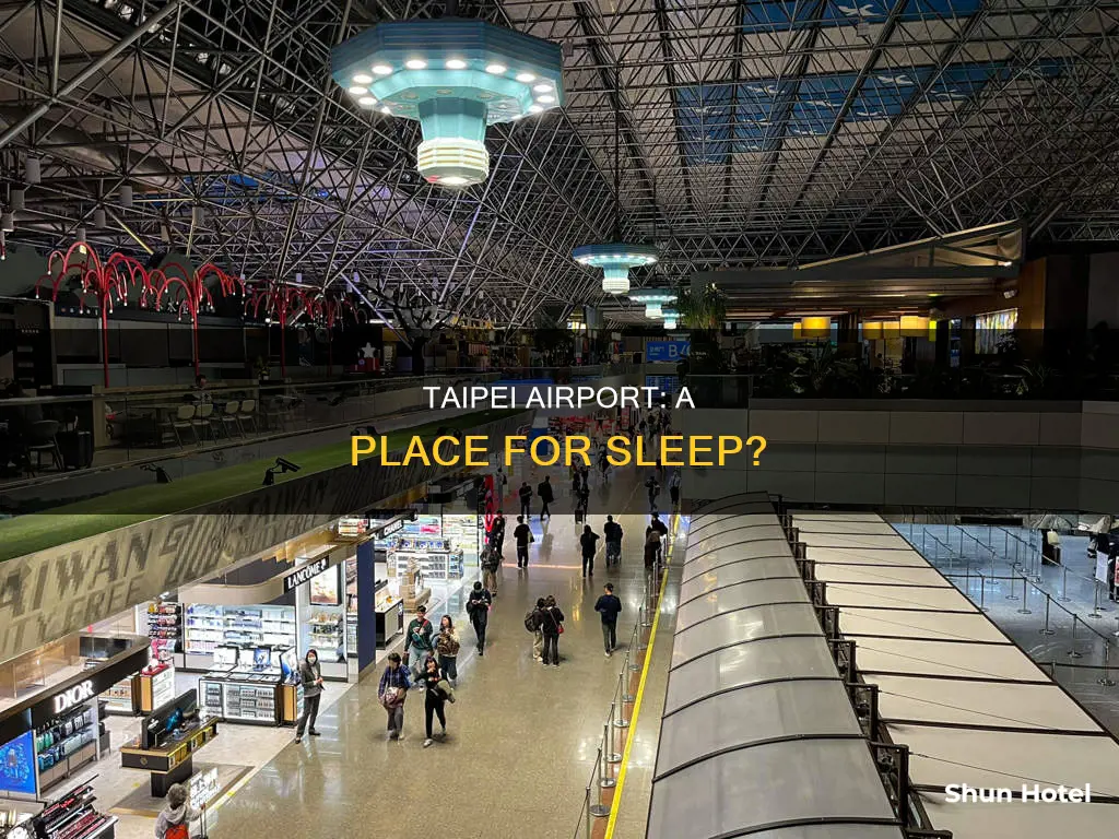 can you sleep in taipei airport
