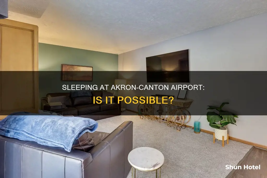 can you sleep in the akron canton airport