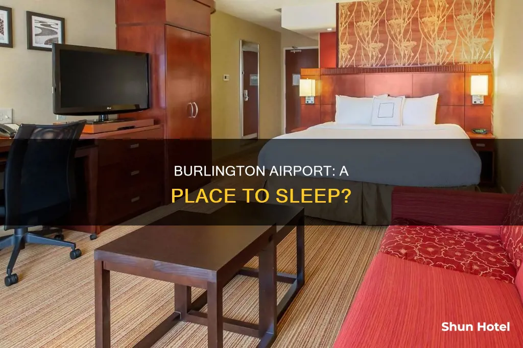 can you sleep in the burlington airport