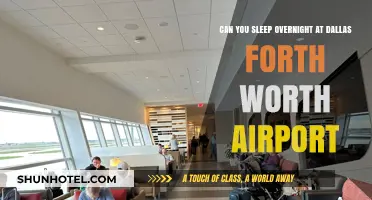 Sleeping at Dallas Fort Worth Airport Overnight: Is It Possible?