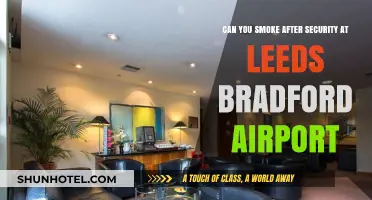 Smoking at Leeds Bradford Airport: Pre or Post Security?