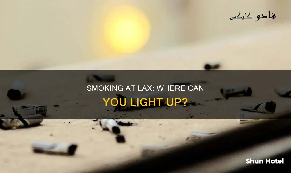 can you smoke anywhere in lax airport