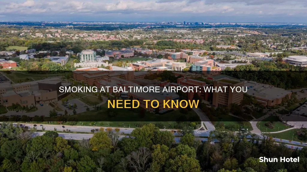 can you smoke at baltimore airport