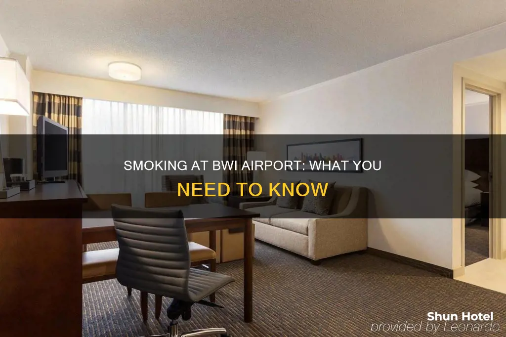 can you smoke at bwi airport