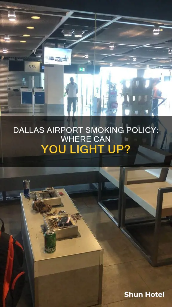 can you smoke at dallas airport