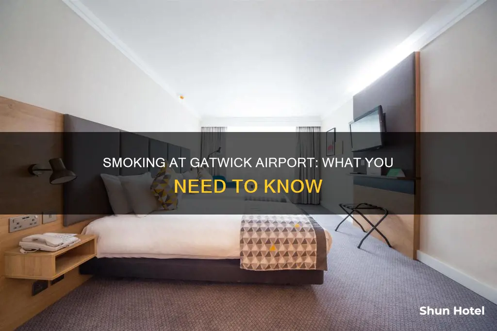 can you smoke at gatwick airport