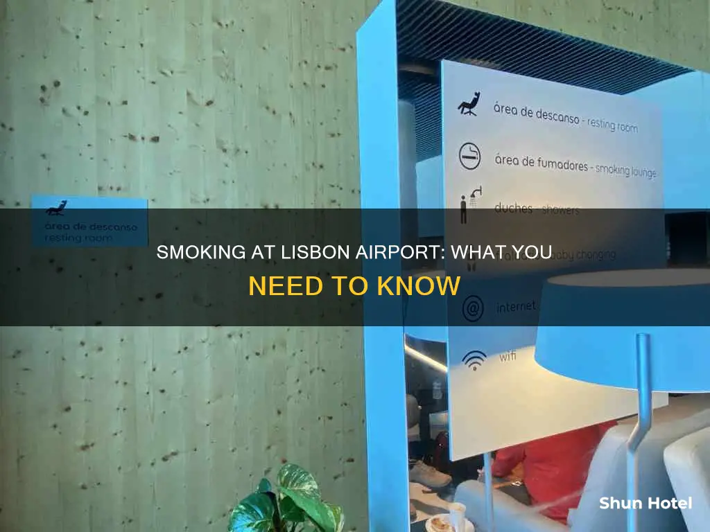 can you smoke at lisbon airport