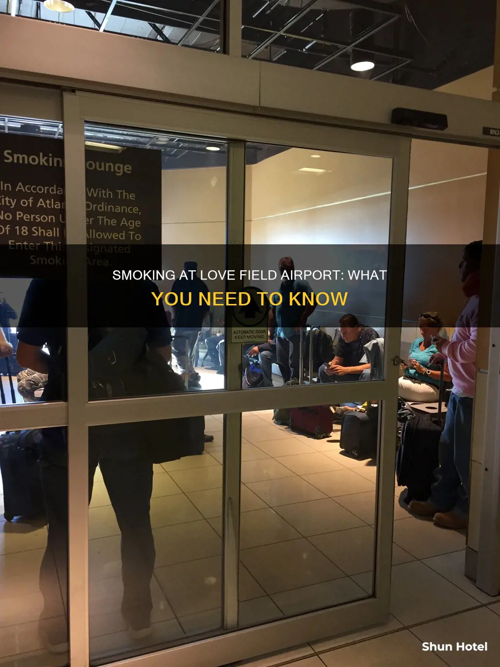 can you smoke at love field airport