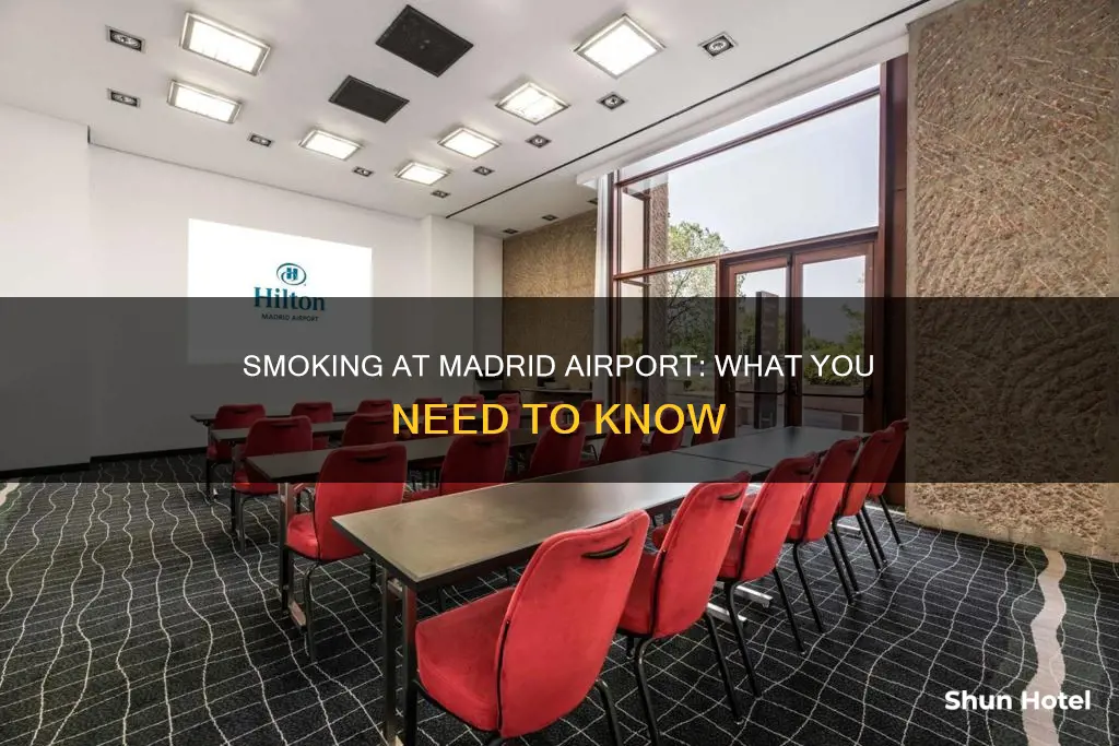 can you smoke at madrid airport