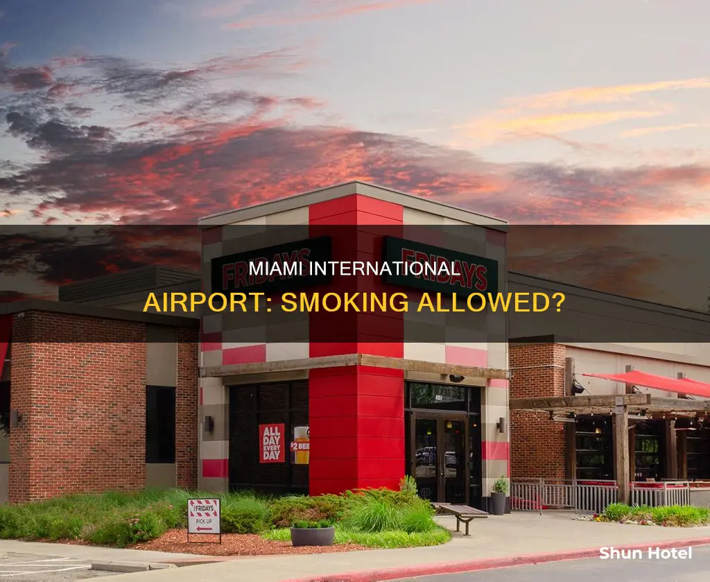 can you smoke at miami international airport