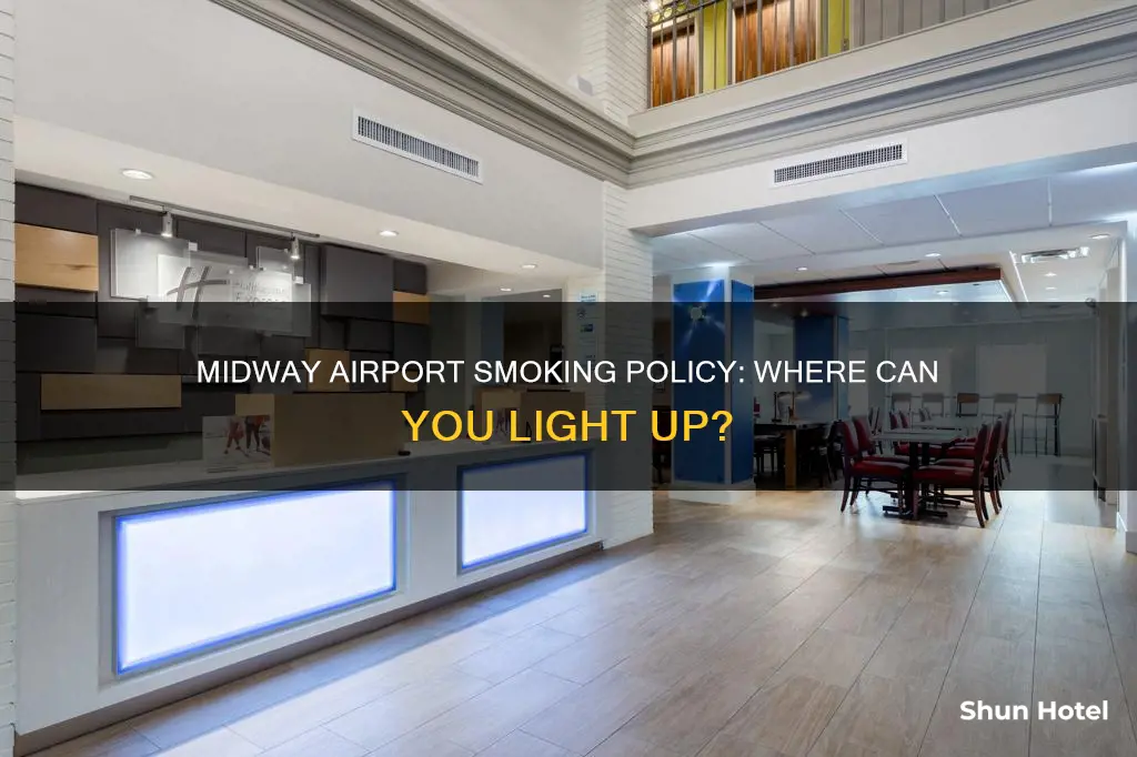 can you smoke at midway airport
