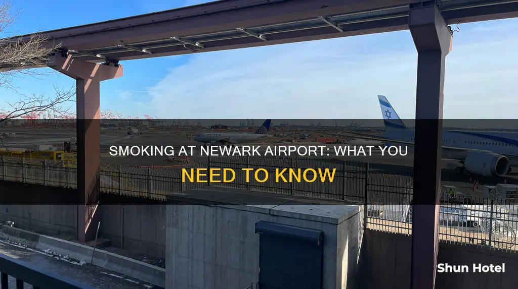 can you smoke at newark airport