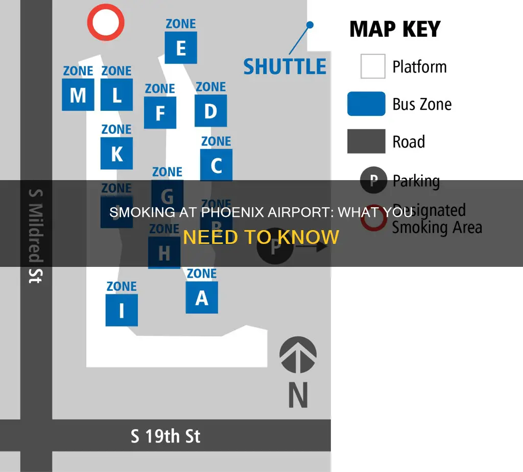 can you smoke at phoenix airport