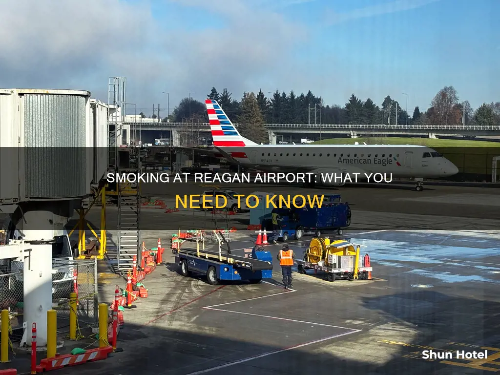 can you smoke at reagan airport
