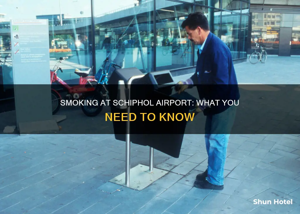 can you smoke at schiphol airport