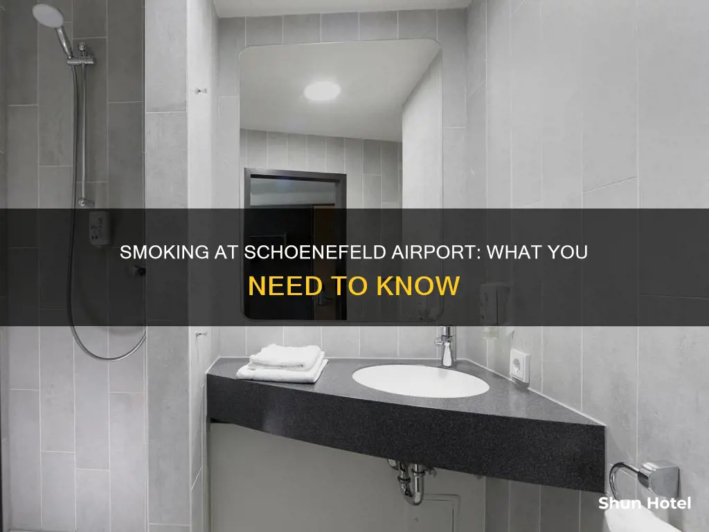 can you smoke at schoenefeld airport