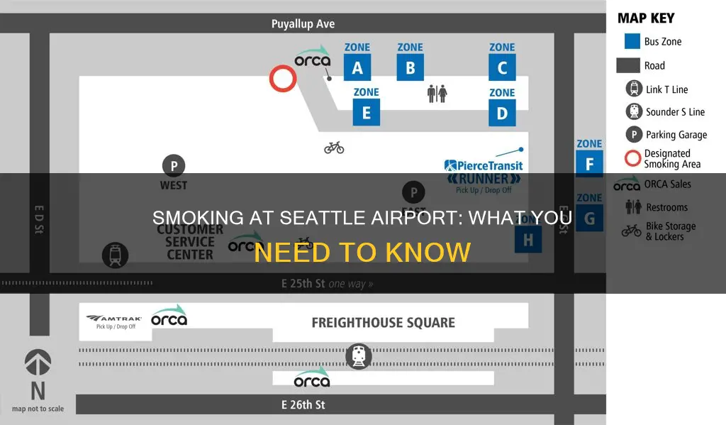 can you smoke at seatac airport