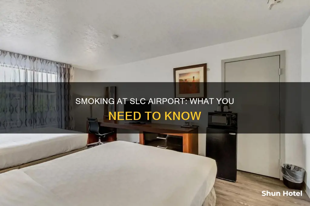 can you smoke at slc airport