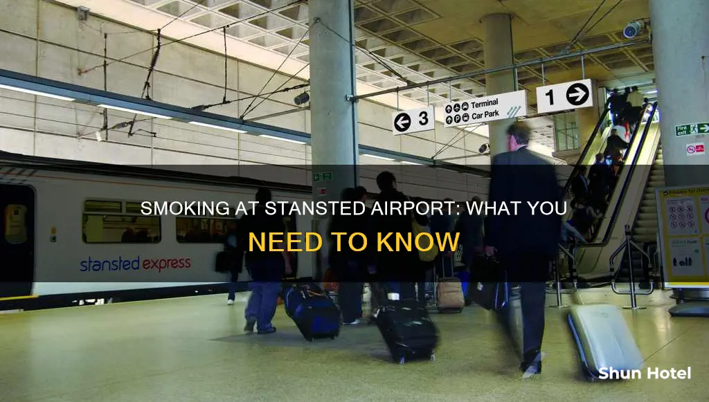 can you smoke at stansted airport