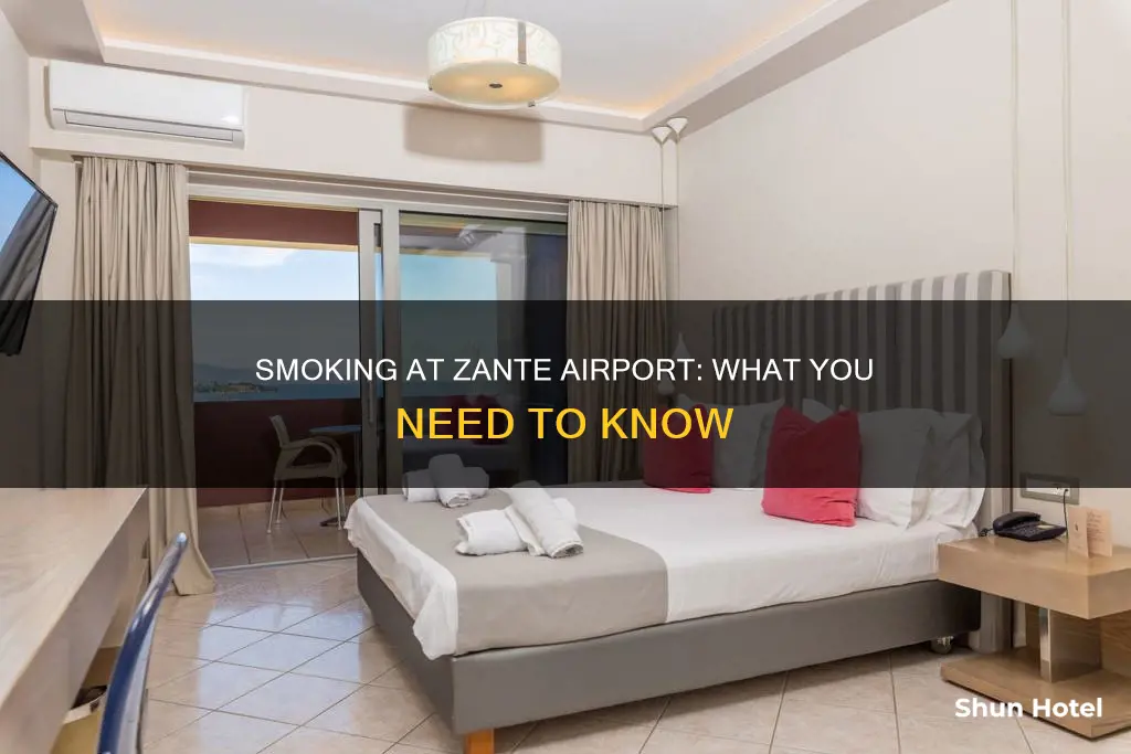 can you smoke at zante airport