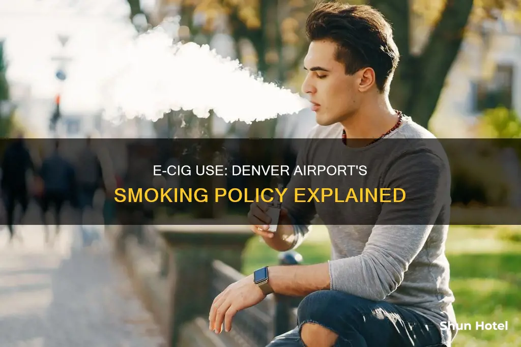 can you smoke e cigs in denver airport