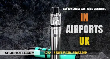 UK Airports: Vaping and Smoking E-Cigarettes