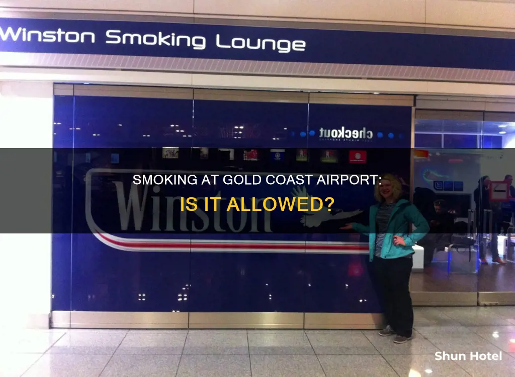 can you smoke gold coast airport
