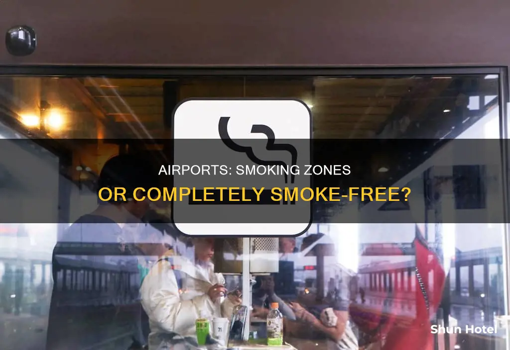 can you smoke in airports anymore